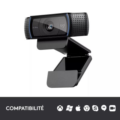Vente LOGITECH C920 HD Pro Webcam USB black Logitech au meilleur prix - visuel 6