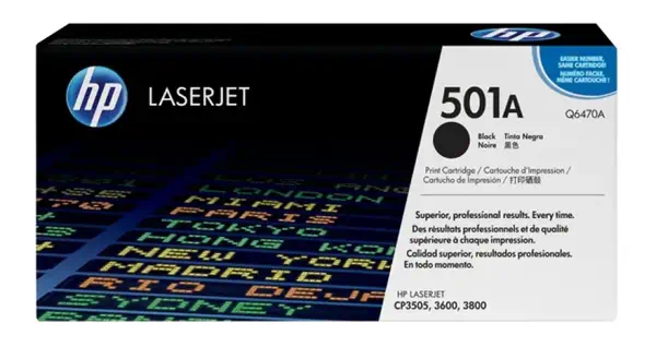 HP 501A Cartouche de toner 1 pièce(s) Original Noir - Toner - visuel 1