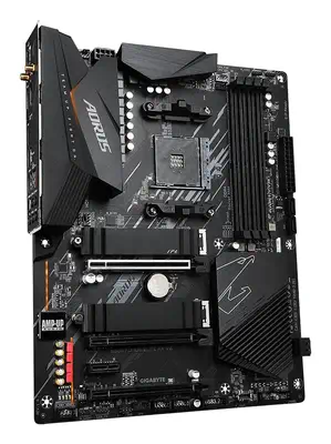B550 AORUS ELITE AX V2 Carte mère - Processeurs AMD Ryzen 5000, VRM 12+2 phases, jusqu'à 4733 MHz DD - Gigabyte - visuel 3