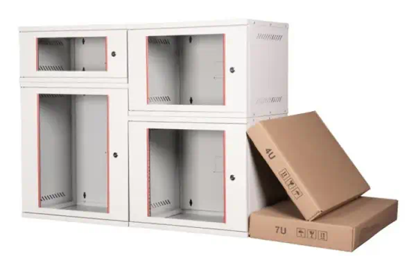 Générique CEAF07U5440LG1NN étagère 7U Rack monté sur le mur Gris - Rack et Armoire - visuel 4