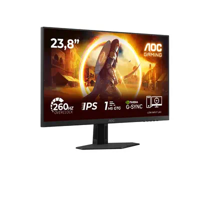 AOC G4 24G4ZREP écran plat de PC 60,5 cm (23.8") 1920 x 1080 pixels Full HD LCD Noir, Rouge - Ecran Ordinateur - visuel 2