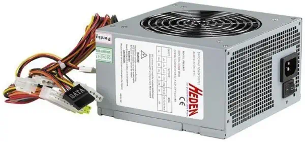 Heden PSXA870P22 unité d'alimentation d'énergie 500 W 20+4 pin ATX ATX Argent - Boitier d'alimentation - visuel 1