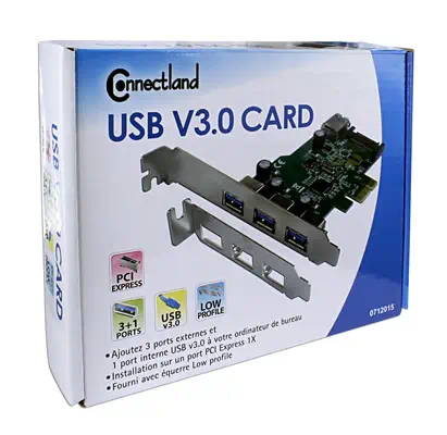 Connectland 0712015 carte et adaptateur d'interfaces Interne USB 3.2 Gen 1 (3.1 Gen 1) - Accessoire composant - visuel 2