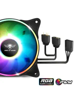 Spirit of Gamer LiquidForce 120 Processeur Refroidisseur de liquide tout-en-un 12 cm Noir 1 pièce(s) - Refroidissement PC - visuel 3