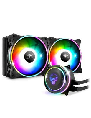 Spirit of Gamer Liquid Force 240 Boitier PC, Processeur Refroidisseur de liquide tout-en-un 12 cm No - Refroidissement PC - visuel 1