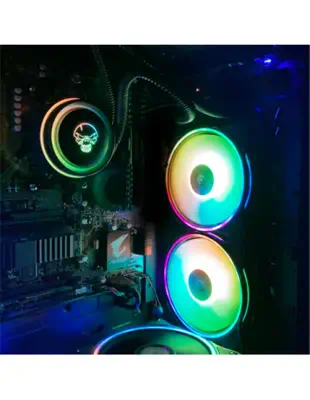 Spirit of Gamer Liquid Force 240 Boitier PC, Processeur Refroidisseur de liquide tout-en-un 12 cm No - Refroidissement PC - visuel 7