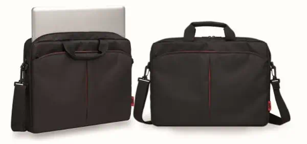 WE Classic 39,6 cm (15.6") Sac Messenger Noir, Rouge - Sacoche & Housse - visuel 2