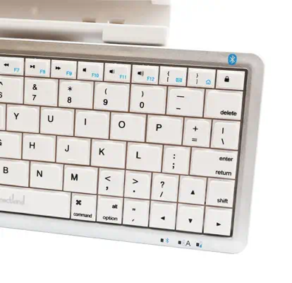 Connectland CL-KBD23024 clavier pour tablette Bluetooth Argent, Blanc - Accessoires Tablette - visuel 7