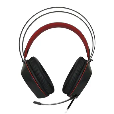 ADVANCE GTA 230 Casque Avec fil Arceau Gaming Noir, Rouge - Casque Micro - visuel 2
