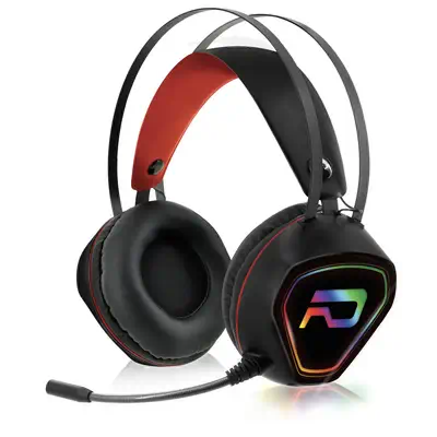 ADVANCE GTA 230 Casque Avec fil Arceau Gaming Noir, Rouge - Casque Micro - visuel 1