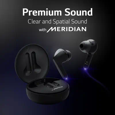 LG TONE Free FN6 Casque True Wireless Stereo (TWS) Ecouteurs Appels/Musique Bluetooth Noir - Casque Micro - visuel 9