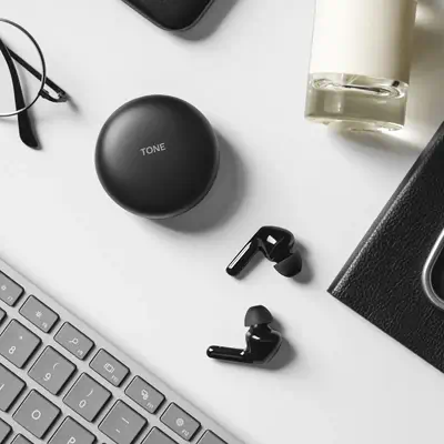 LG TONE Free FN6 Casque True Wireless Stereo (TWS) Ecouteurs Appels/Musique Bluetooth Noir - Casque Micro - visuel 6