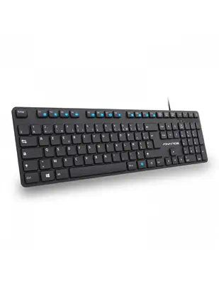 Advance Tapes WORKMATE clavier maison/bureau USB AZERTY Noir - ADVANCE - Clavier - visuel 1