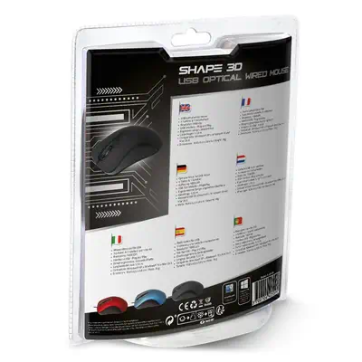 ADVANCE Shape 3D souris Bureau Ambidextre USB Type-A Optique 1000 DPI - Souris - visuel 5
