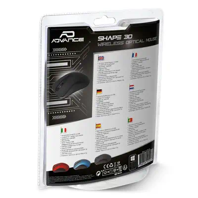 ADVANCE Shape 3D souris Bureau Ambidextre RF sans fil Optique 1600 DPI - Souris - visuel 5