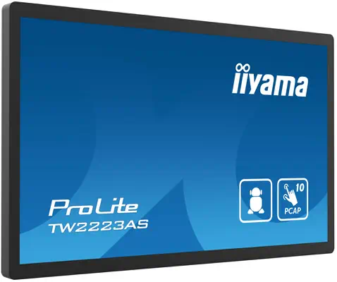 iiyama TW2223AS-B1 Panneau de commande tactile 54,6 cm (21.5") 1920 x 1080 pixels - Ecran Numérique Interactif - visuel 3