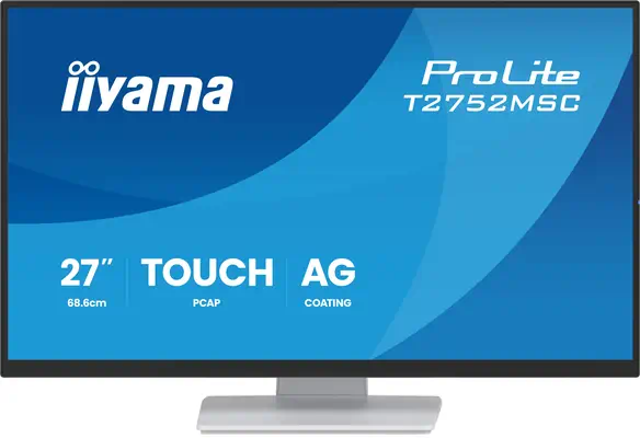 iiyama ProLite T2752MSC-W1AG écran plat de PC 68,6 cm (27") 1920 x 1080 pixels Full HD LCD Écran tac - Ecran Ordinateur - visuel 3