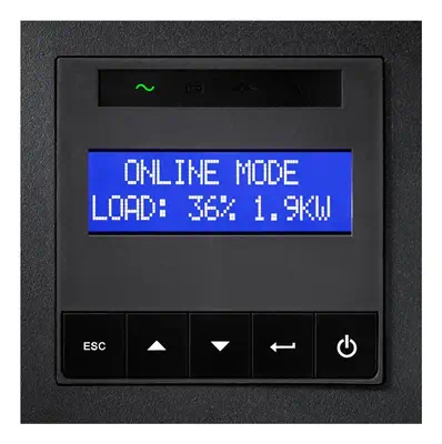 Eaton 9E6KIR alimentation d'énergie non interruptible Double-conversion (en ligne) 6 kVA 5400 W 1 so - Onduleur - visuel 5