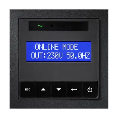 Eaton 9E6KIR alimentation d'énergie non interruptible Double-conversion (en ligne) 6 kVA 5400 W 1 so - Onduleur - visuel 6