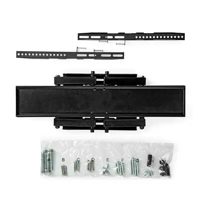 Nedis TVWM3551BK support pour téléviseur 2,03 m (80") Noir - Accessoire Affichage - visuel 8