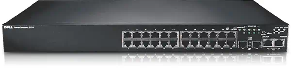 DELL PowerConnect 3524 Géré L2 Fast Ethernet (10/100) 1U Noir - Dell - Switchs et Hubs - visuel 1