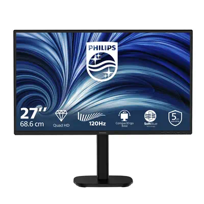 Philips 27B2N3500/00 écran plat de PC 68,6 cm (27") 2560 x 1440 pixels Full HD LCD Noir - Ecran Ordinateur - visuel 1