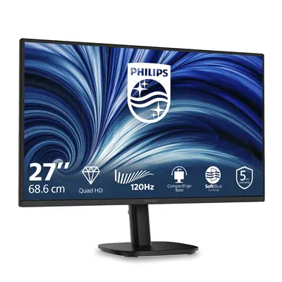 Philips 27B2N3500/00 écran plat de PC 68,6 cm (27") 2560 x 1440 pixels Full HD LCD Noir - Ecran Ordinateur - visuel 2