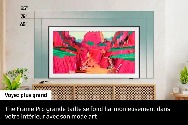 Samsung The Frame TV Pro 85'' Neo QLED 2025 - Ecran TV - visuel 10