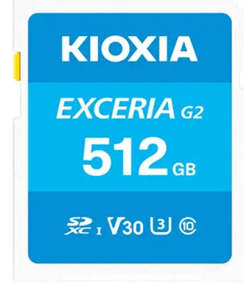 Kioxia LNEX2L512GG4 mémoire flash 512 Go SDXC UHS-I Classe 10 - Carte Mémoire - visuel 1