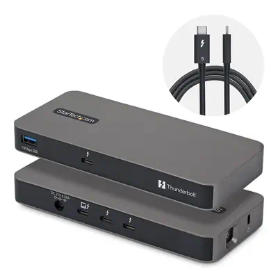 Hub Thunderbolt&trade; 5 à 4 Ports avec Thunderbolt&trade; Share KVM, 80/120 Gbps, Multi-Écrans 8K,  - StarTech - Station d'accueil pour portable - visuel 1