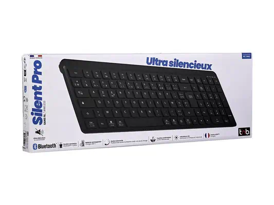 TNB SILENT PRO - Clavier sans fil rechargeable ultra silencieux - noir - T'NB - visuel 9