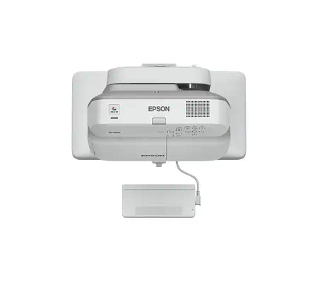 Epson EB-695Wi Projecteur à focale ultra courte 3500 ANSI lumens 3LCD WXGA (1280x800) Blanc, Gris - Vidéoprojecteur Professionnel - visuel 1