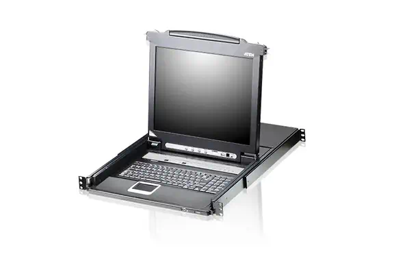 ATEN CL5708M support d'ordinateurs 43,2 cm (17") Noir 1U - Rack et Armoire - visuel 1