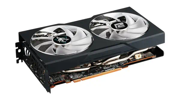 PowerColor Hellhound RX 7600 8G-L/OC AMD Radeon RX 7600 8 Go GDDR6 - Carte graphique - visuel 2