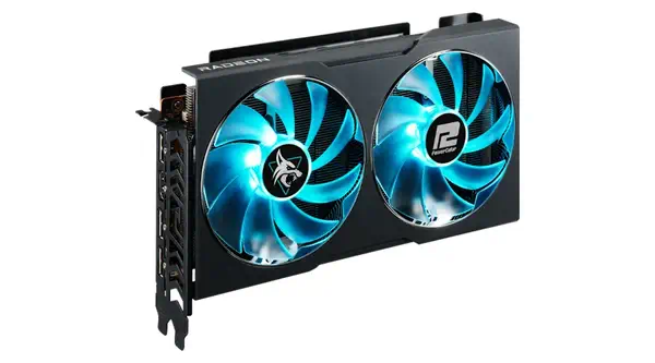PowerColor Hellhound RX 7600 8G-L/OC AMD Radeon RX 7600 8 Go GDDR6 - Carte graphique - visuel 3