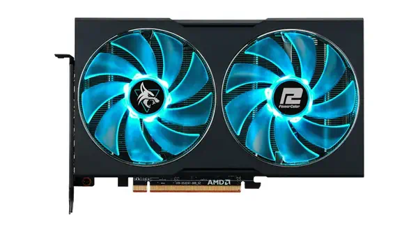 PowerColor Hellhound RX 7600 8G-L/OC AMD Radeon RX 7600 8 Go GDDR6 - Carte graphique - visuel 1