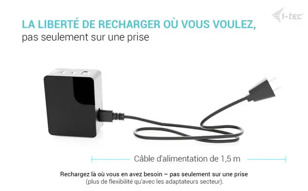 i-tec 100W Intelligent Multiport USB Charger - I-Tec - Chargeur et alimentation - visuel 7