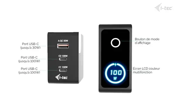 i-tec 100W Intelligent Multiport USB Charger - I-Tec - Chargeur et alimentation - visuel 4