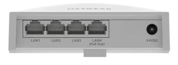NETGEAR WAX610W 1800 Mbit/s Blanc Connexion Ethernet, supportant l'alimentation via ce port (PoE) - Netgear - Borne Wifi - visuel 4