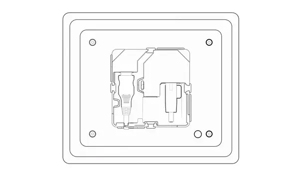 Humly Room Display 20,3 cm (8") 1024 x 768 pixels LCD 802.11a, 802.11b, 802.11g, Wi-Fi 4 (802.11n) N - Affichage dynamique - visuel 6