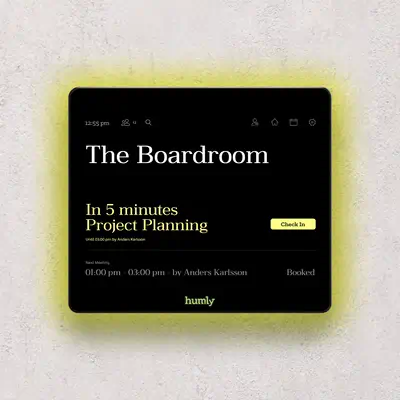 Humly Room Display 20,3 cm (8") 1024 x 768 pixels LCD 802.11a, 802.11b, 802.11g, Wi-Fi 4 (802.11n) N - Affichage dynamique - visuel 8