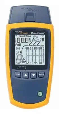 Fluke MicroScanner² Bleu, Jaune - Accessoire Réseau - visuel 1