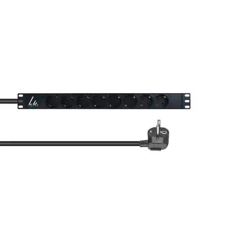 Avis Lanview LVR-3MSCH-LIC-SCH8 unité de distribution d'énergie 8 sortie(s) CA 1U Noir