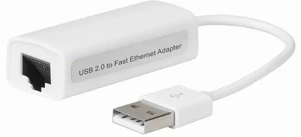 Microconnect USBETHW convertisseur de support réseau Blanc - Accessoire Réseau - visuel 1