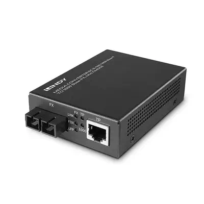 Convertisseur de média SC 10/100/1000 Base-T vers 1000 Base-FX, Multimode - Lindy - Accessoire Réseau - visuel 5