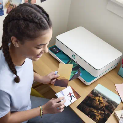 Envy 6122e Wireless All-in-One Couleur Imprimante, Instant Ink; Impression photo - HP - visuel 10