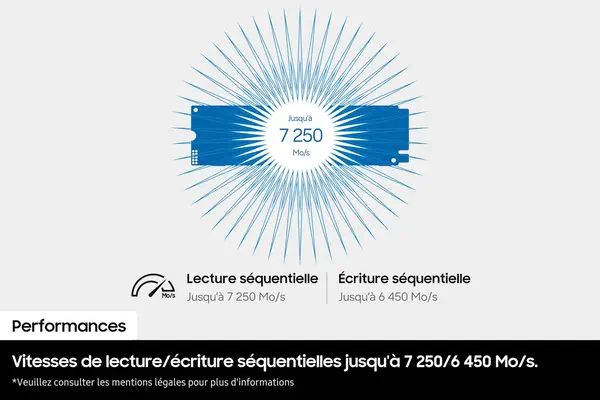 SSD Interne Samsung 990 NVMe™ PCIe® 4.0 1To - Disque dur SSD - visuel 8