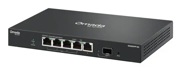 TP-Link ES206XPP-M2 commutateur réseau Géré L2 2.5G Ethernet (100/1000/2500) Connexion Ethernet, sup - Switchs et Hubs - visuel 3