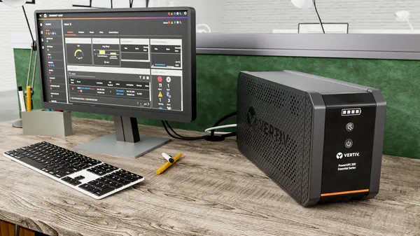 Vertiv PowerUPS 200 Essential PSA6E-2200IT-SCH, 2 200 VA/1 225 W, AVR, batteries remplaçables par l’ - Onduleur - visuel 4