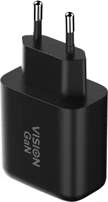 Vision TC-PUSBCEU/65 chargeur d'appareils mobiles Universel Noir Secteur Charge rapide Intérieure - Boitier d'alimentation - visuel 3